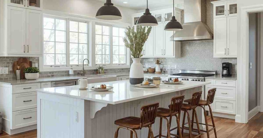 Determining the Ideal Height for Pendant Lights Over Kitchen Island