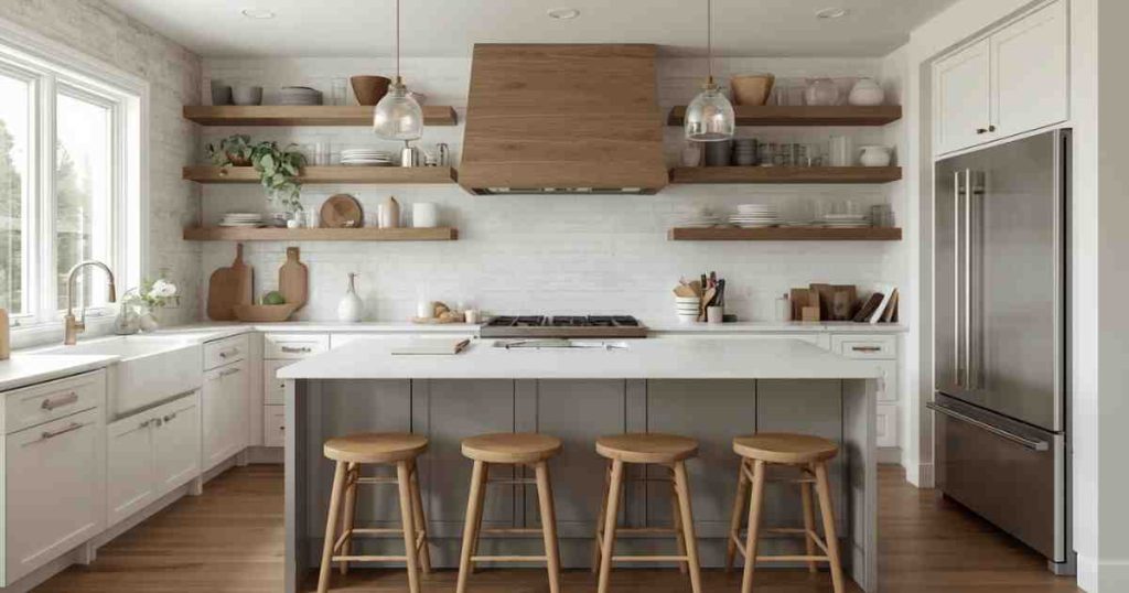 Making Room for an Island in Small Kitchens