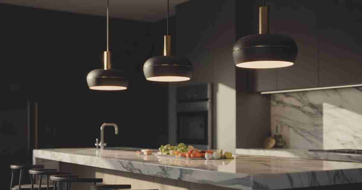 Pendant Lights Over Kitchen Island How Many, What Size, And How High[1]