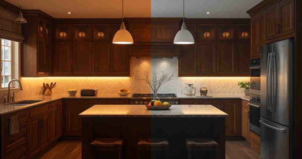 Understanding Light Color Warm vs Cool Light in the Kitchen Which Color Temperature Should You Use