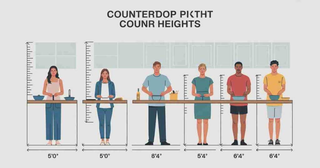 What Is The Correct Height For Kitchen Countertops (Based On Body Height)[1]