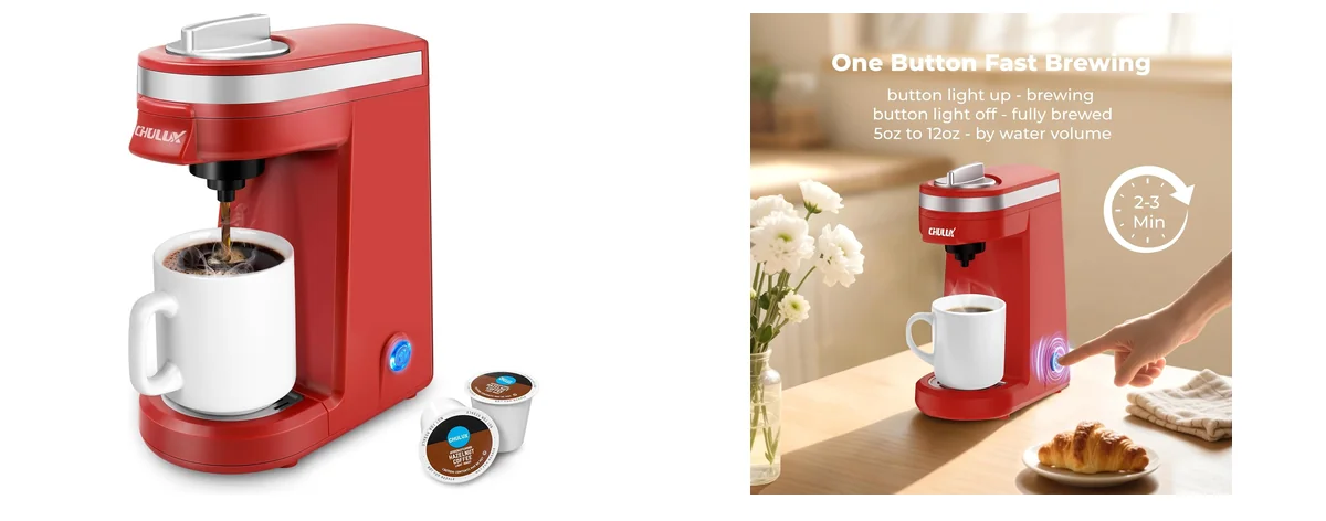 CHULUX Mini Coffee Maker for K Capsule images