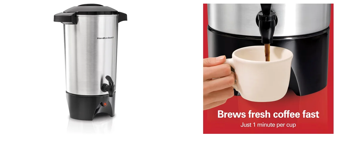 Hamilton Beach 45 Cup Coffee Urn and Hot images