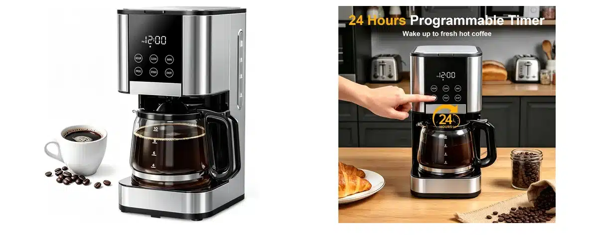 Horavie 10 Cup Programmable Drip Coffee Maker images