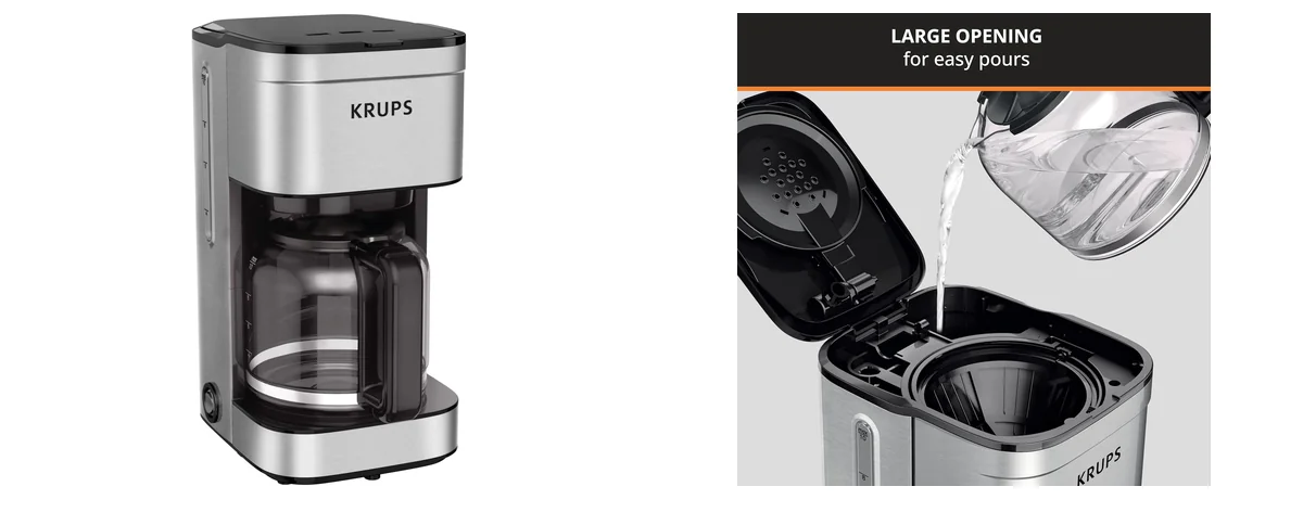 KRUPS Coffee Maker 10 Cups Simply Brew images