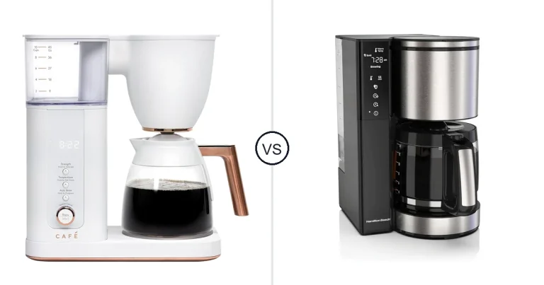 Comparison of Café Specialty Drip Coffee Maker | 10-Cup and Hamilton Beach 14 Cup Programmable Coffee Maker