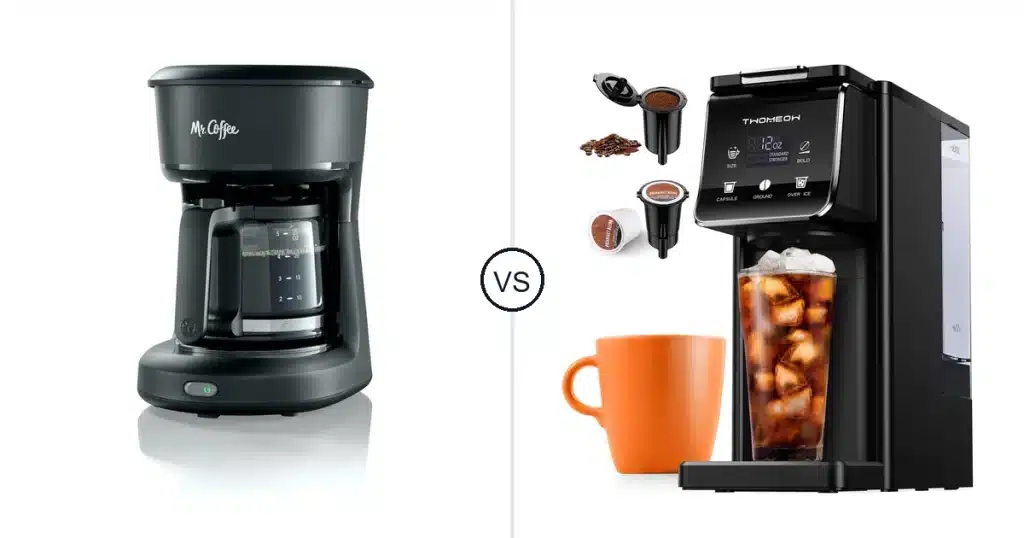 Comparison of Mr. Coffee 5-Cup and TWOMEOW Black