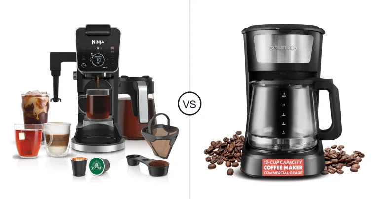 Comparison of Ninja CFP307 and Gourmia 12 Cup One-Touch Coffee Maker –