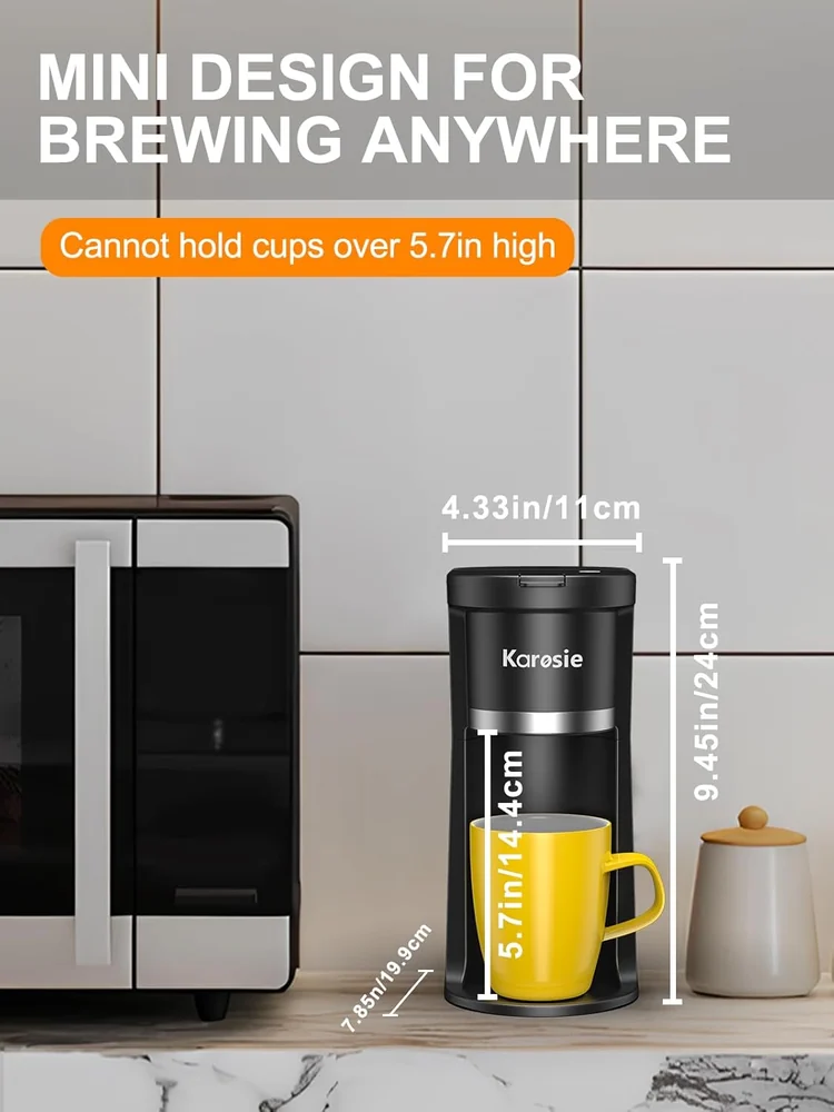 Karosie Small Single Serve Coffee Maker