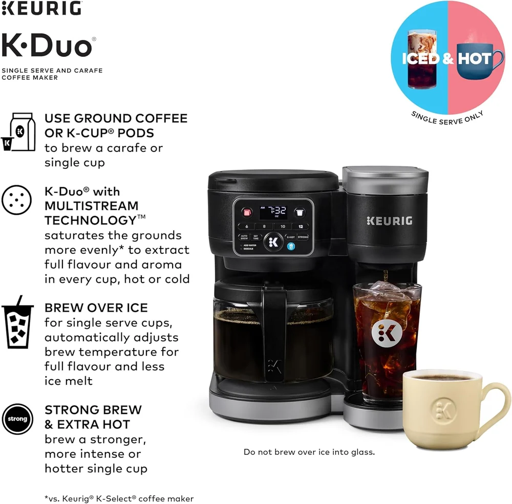 Keurig K-Duo Single Serve K-Cup Pod &