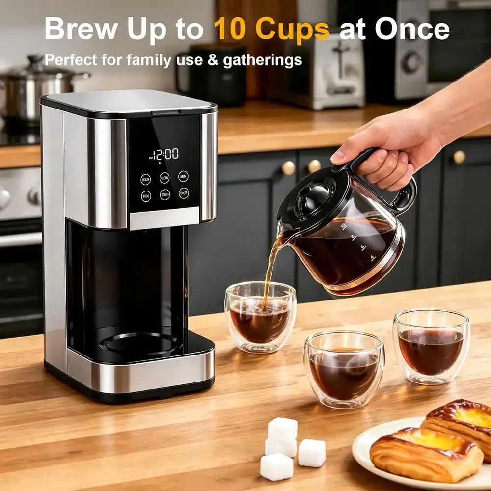 Horavie 10 Cup Programmable Drip Coffee Maker