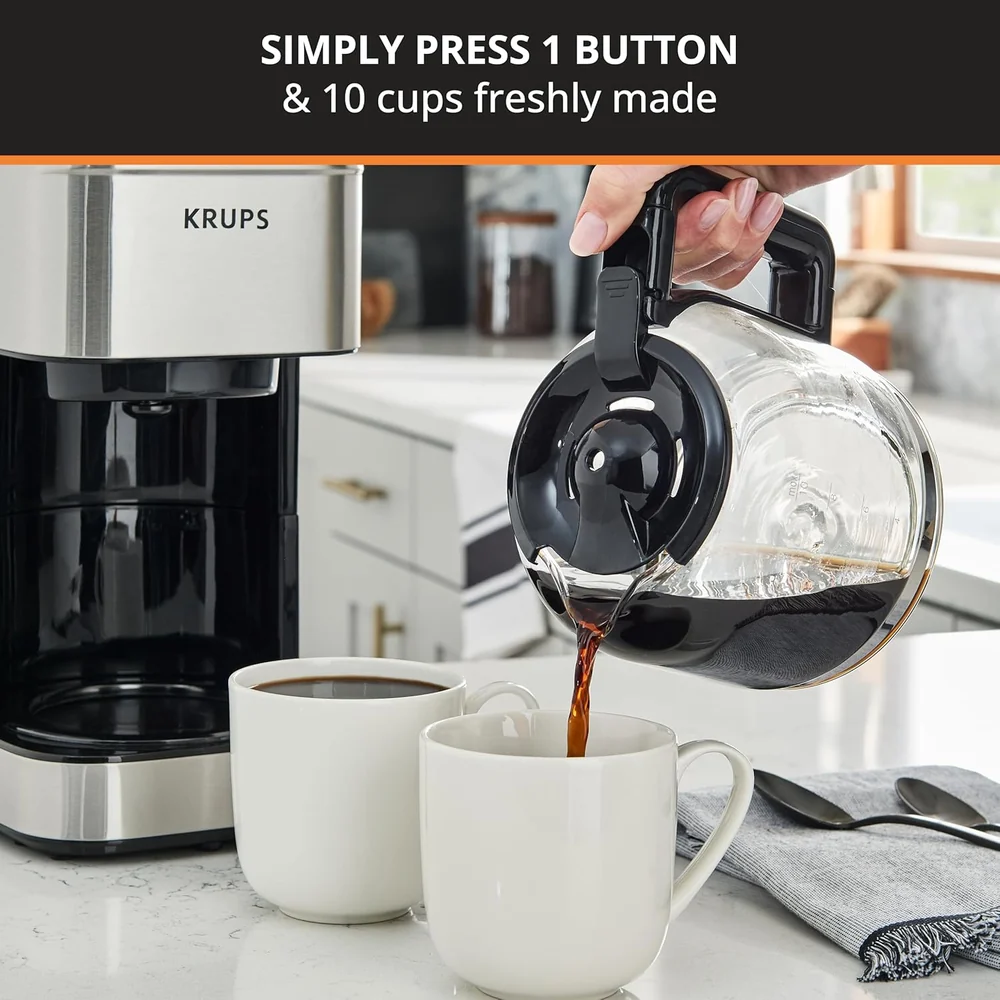 KRUPS Coffee Maker 10 Cups Simply Brew