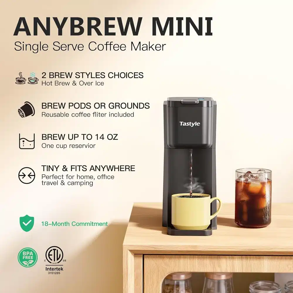 Tastyle Mini Hot and Iced Coffee Maker