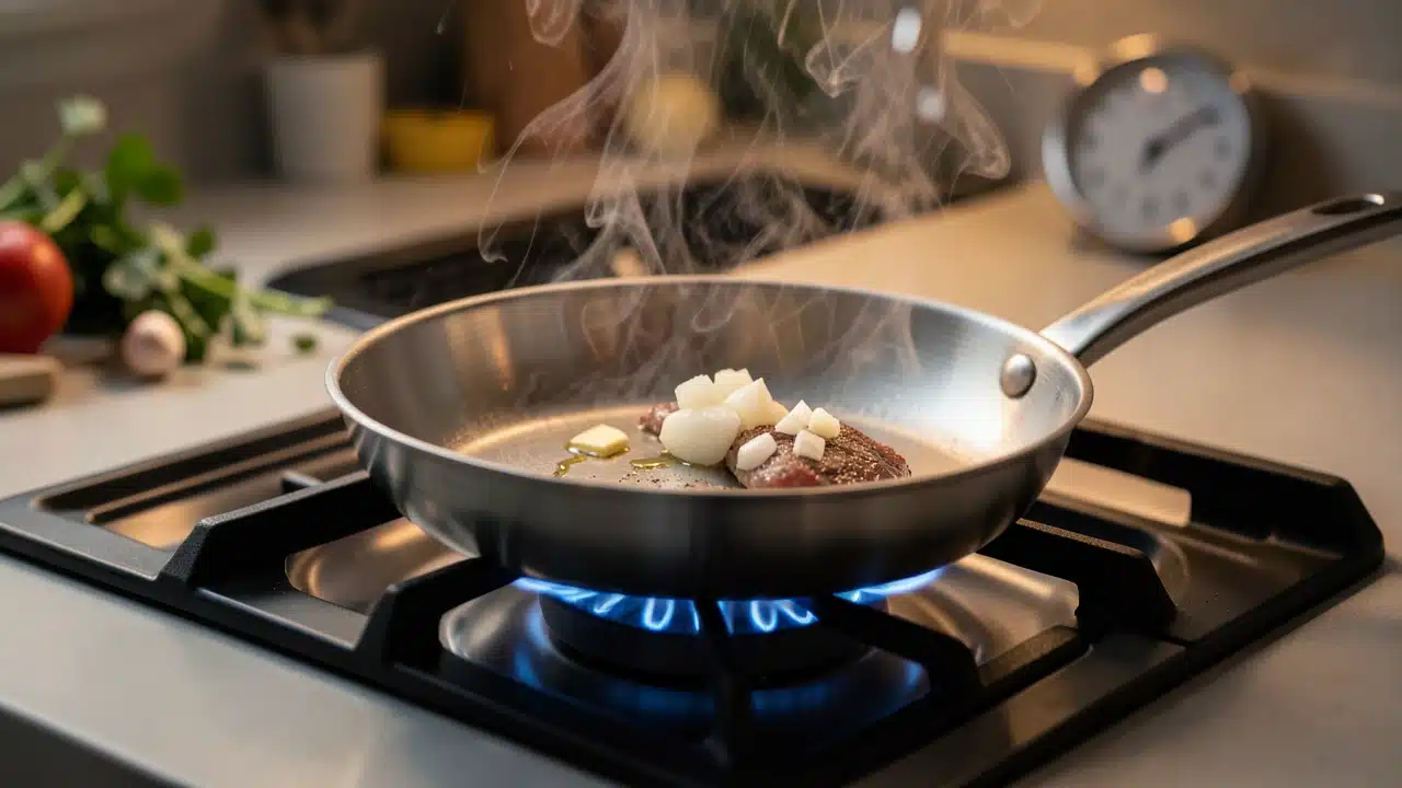 Achieve Faster Meals by Preheating Your Pan