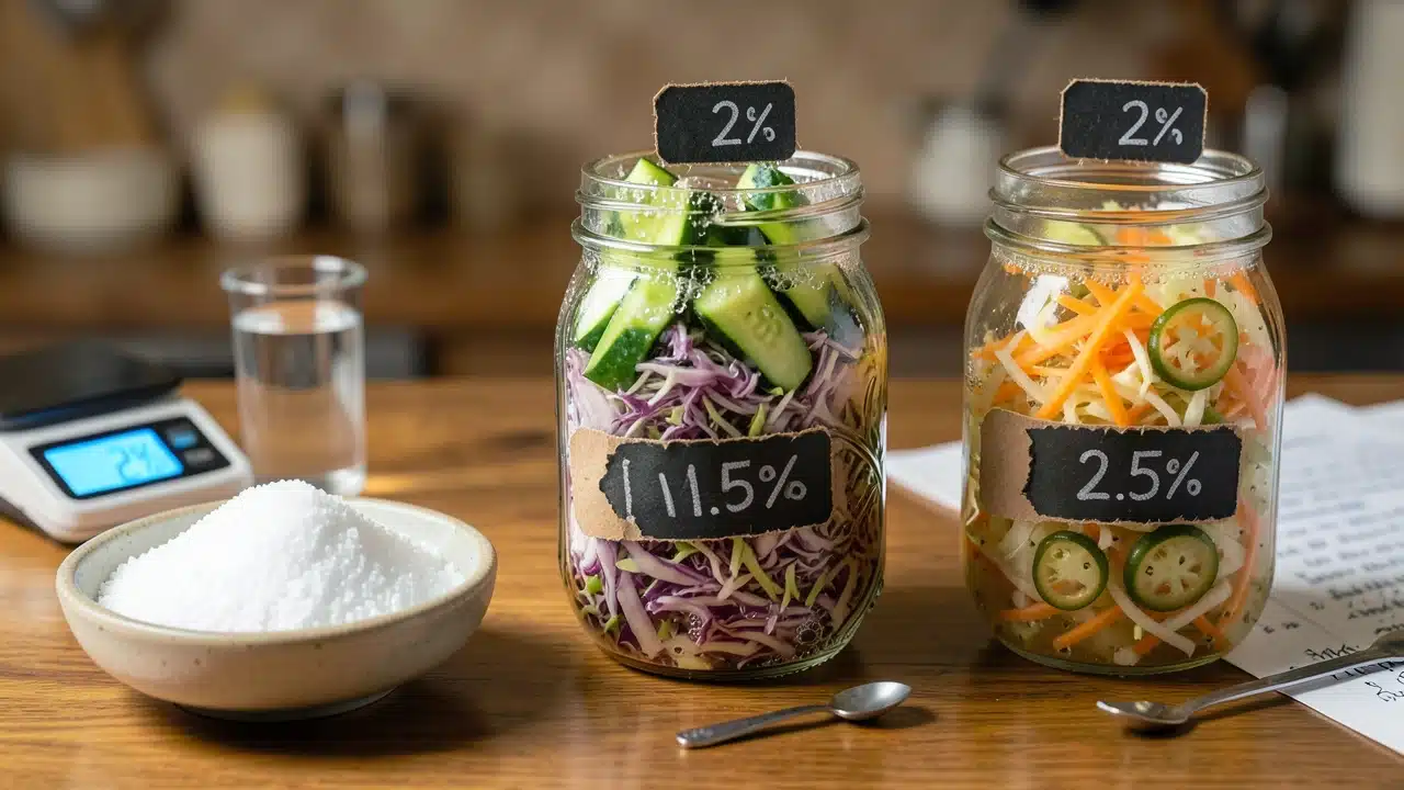 Comparing Salt Percentages: A Quick Look