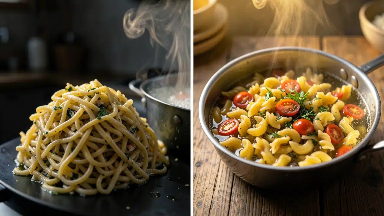 Comparison: Cooking Methods and Stiffness