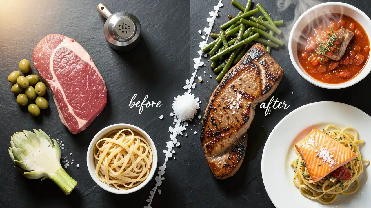 Comparison: Salting Before vs. After Cooking