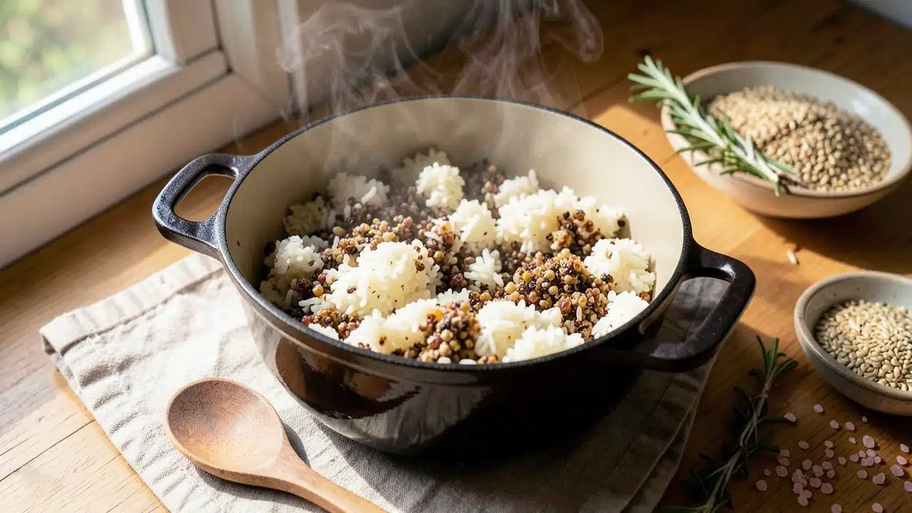 Cooking Grains Like Rice and Quinoa