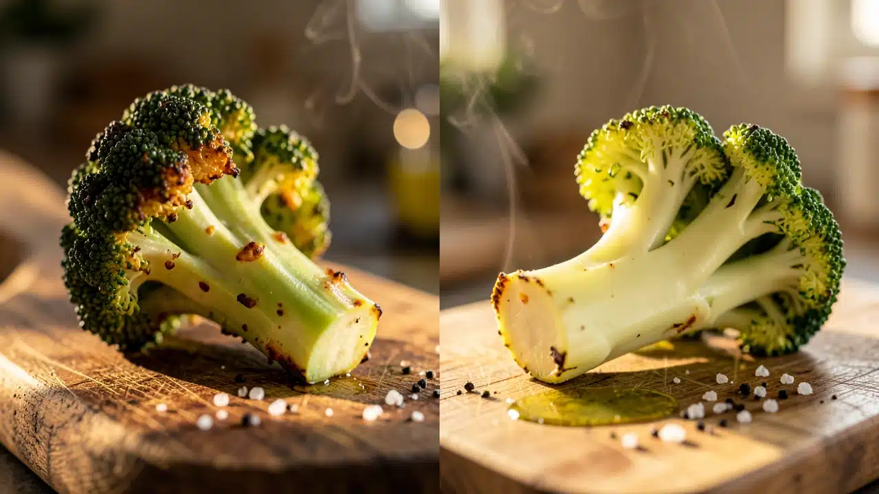 Flavor Differences: Peeled vs. Unpeeled Broccoli Stalks