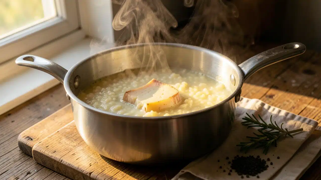 Flavorful Foundations: Cooking Grains with Parmesan Rinds