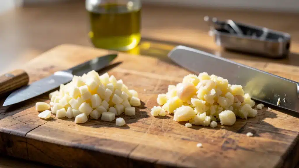 Garlic Without A Press: Rock Chop Vs Smash-And-Chop Compared