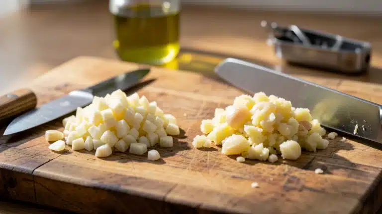 Garlic Without A Press: Rock Chop Vs Smash-And-Chop Compared