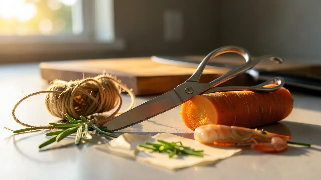 How Kitchen Scissors Cut Everything That Slows Your Knife Down