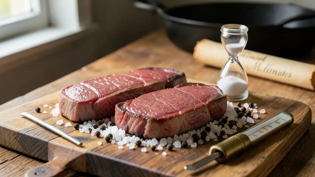 How Long to Temper Steak Before Cooking, by Thickness