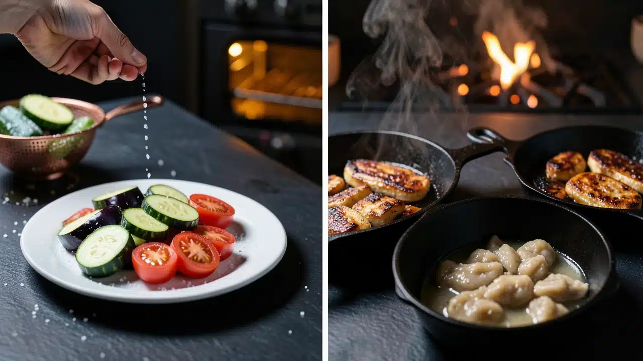 Pre-Salting in Specific Cooking Methods