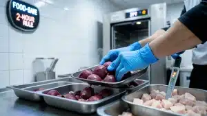 Prep Order That Cools Ingredients Within Food-Safe Time Fast