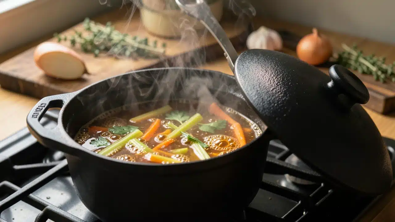Simmering Stocks and Broths to Perfection