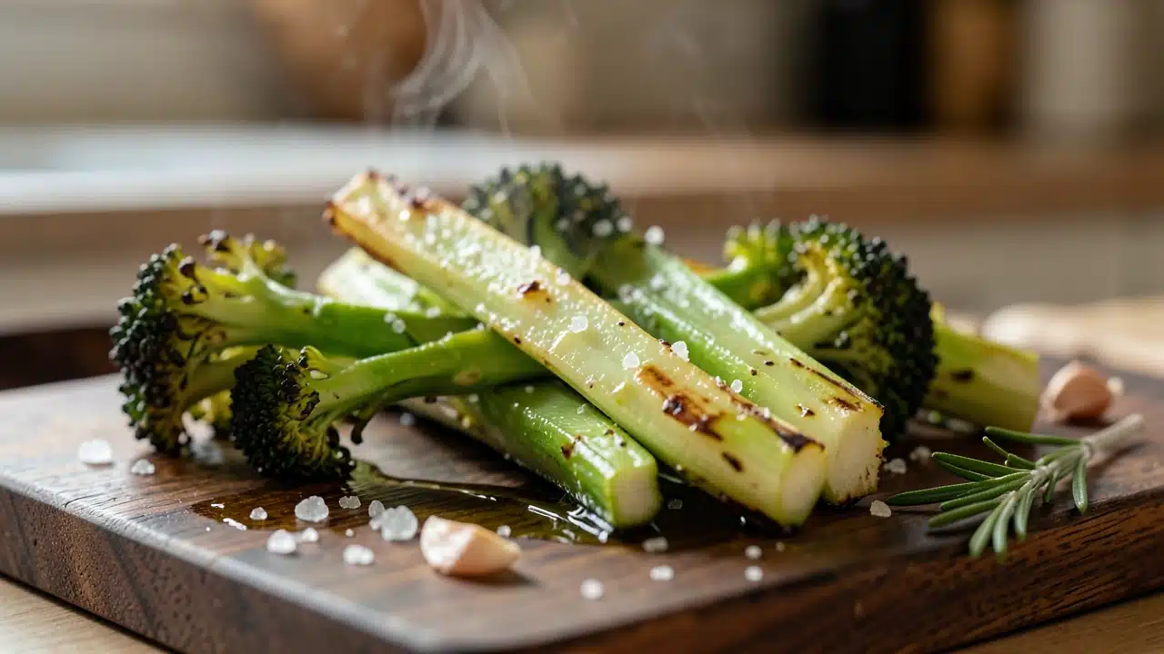 The Benefits of Roasting Broccoli Stalks Unpeeled