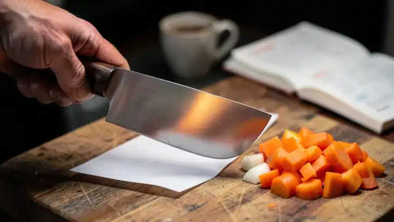 The Paper Test: Why Sharp Knives Change Your Entire Prep Speed