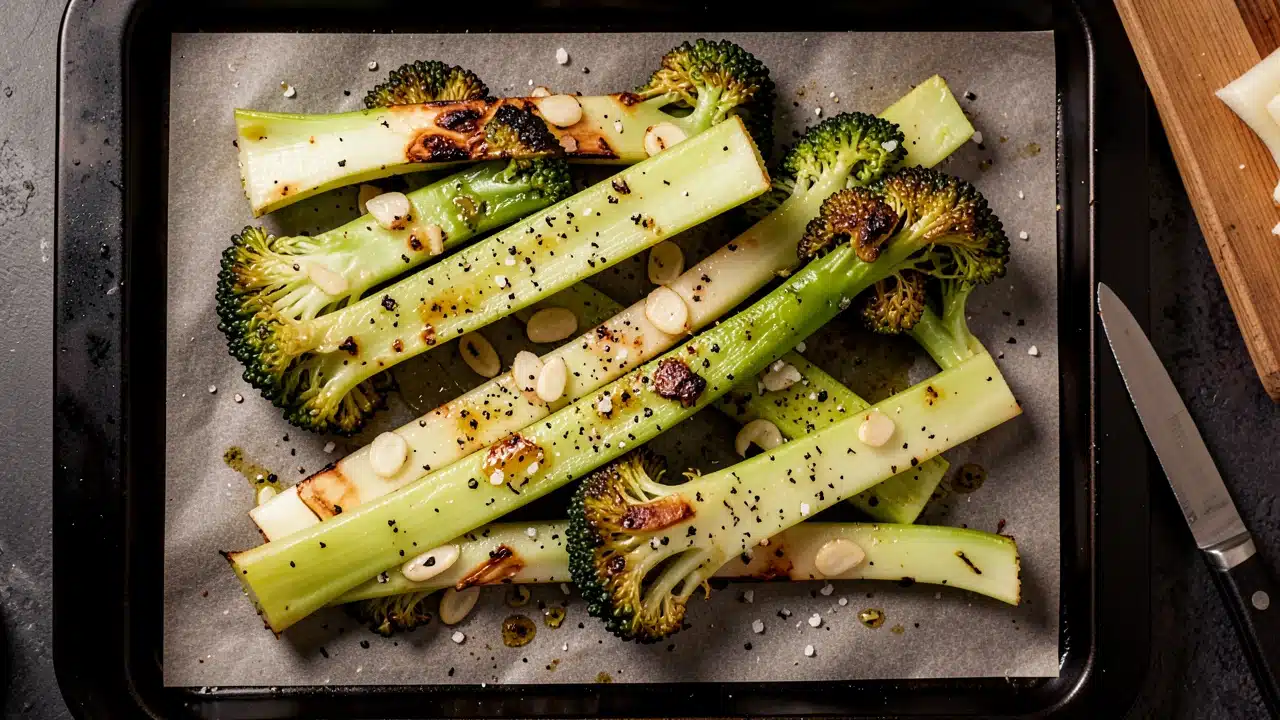 The Roasting Process for Perfect Broccoli Stalks
