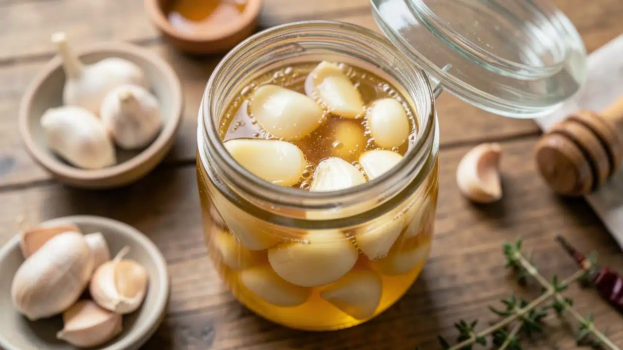 The Simple Steps to Making Fermented Garlic Honey