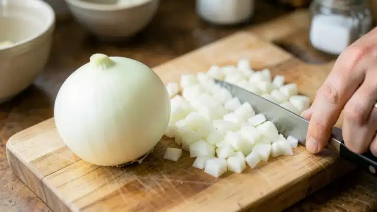 Uneven Onion Dicing? Use The Grid Method To Fix Your Cuts Fast