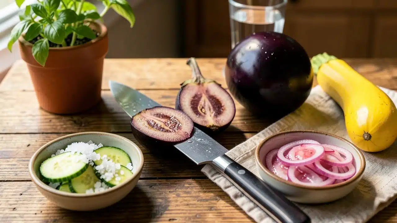 Vegetables That Shine with Pre-Salting