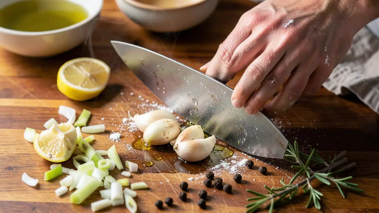 What Prep Cooks Do With The Knife Heel Home Cooks Ignore Daily