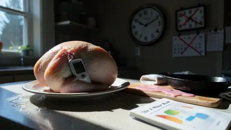When Counter Defrosting Gets Dangerous: Real Food Safety Math