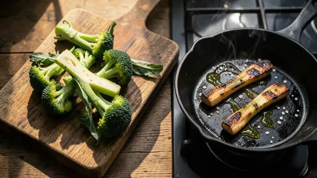 Why Broccoli Stalks Roast Better Unpeeled And How To Prep Them