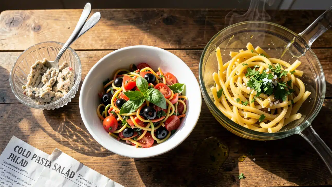 Why Cold Pasta Salad Turns Stiff, And How To Cook Pasta Right