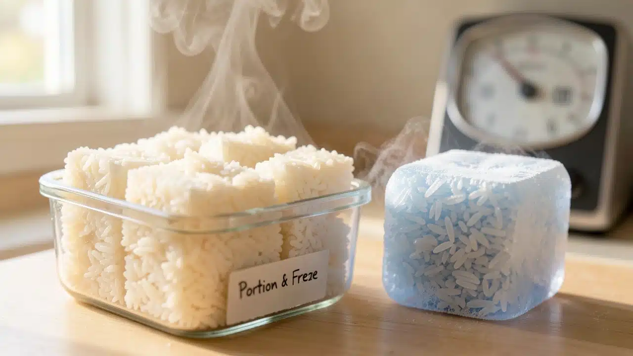 Why Cooked Rice Freezes Better Than Raw for Fast Meal Portions: The Science Behind It