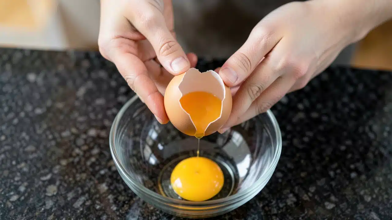 Why Cracking Eggs On A Flat Surface Prevents Shell Fragments