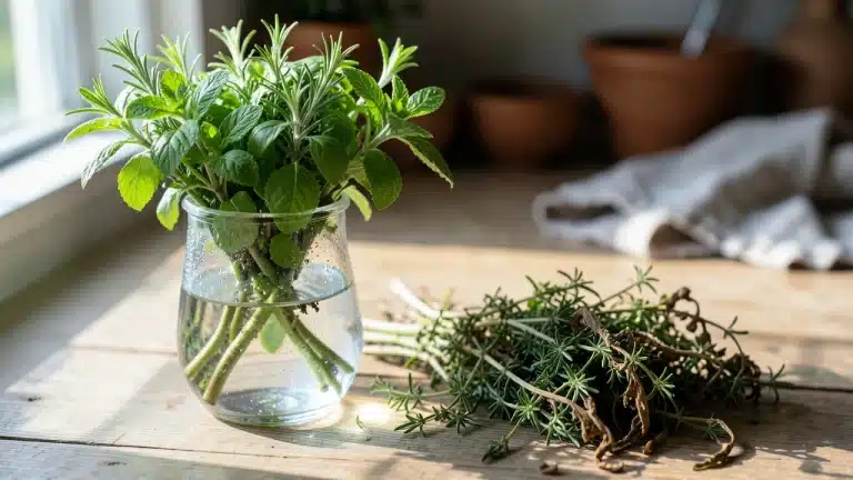 Why Herbs Stay Fresh Longer When Stored In Water Like Flowers
