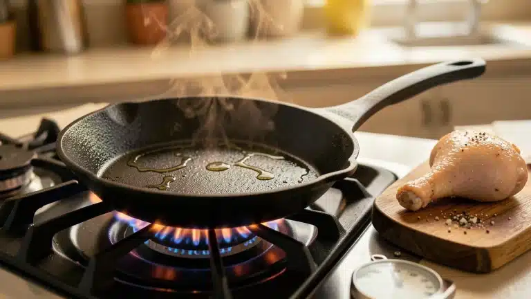 Why Preheating Your Pan Before Fat Cuts Real Cook Time By 30%