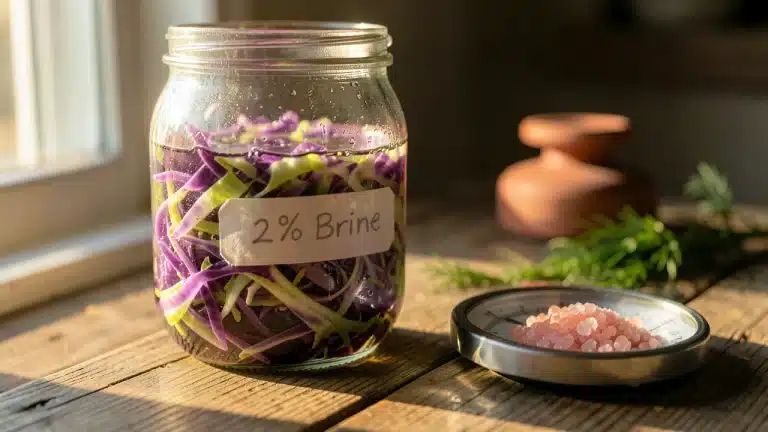 Why Salt Percentage Controls Lacto-Fermentation: Calculate It