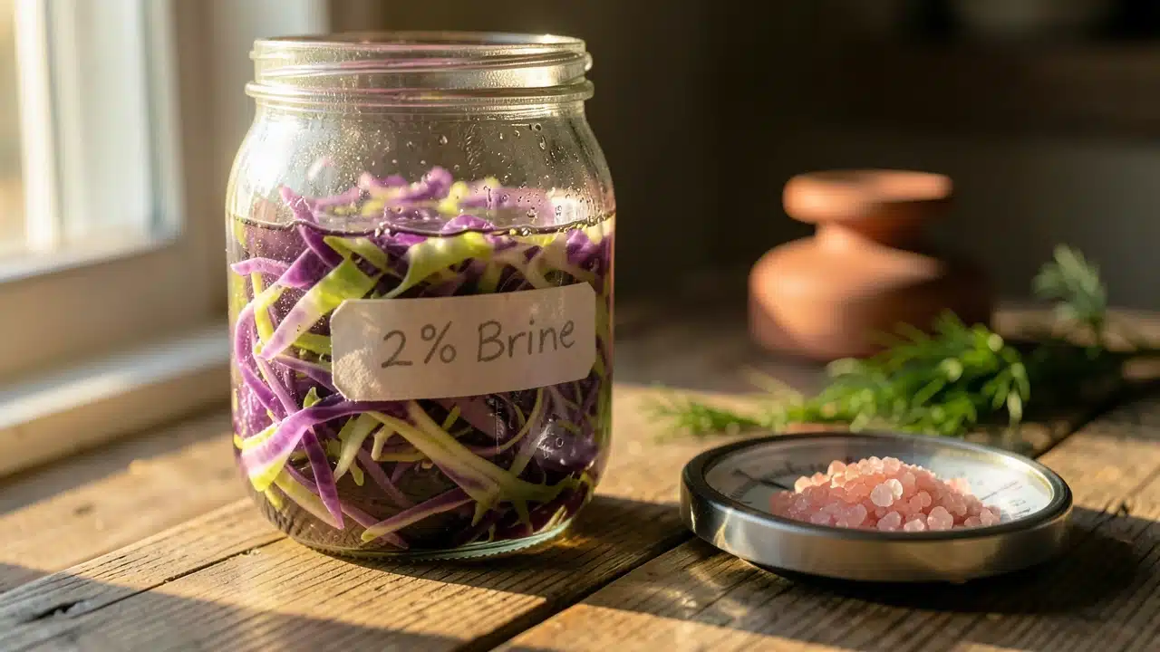 Why Salt Percentage Controls Lacto-Fermentation: Calculate It
