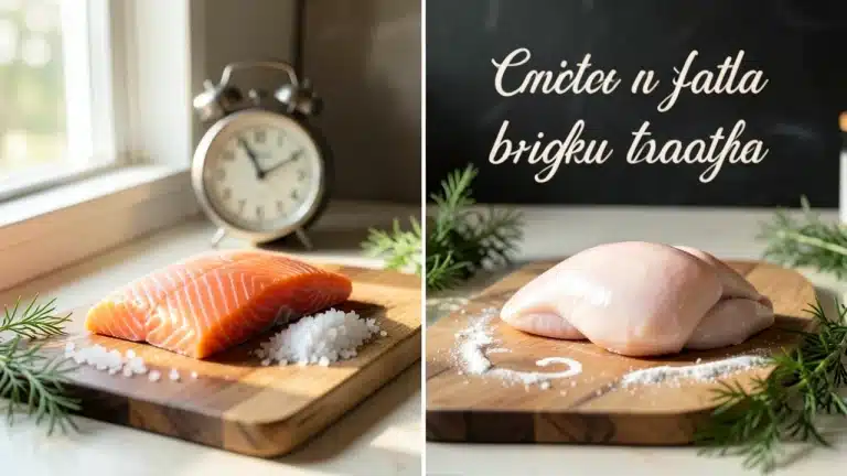 Why Salt Salmon 10 Minutes Before Cooking, But Not All Chicken