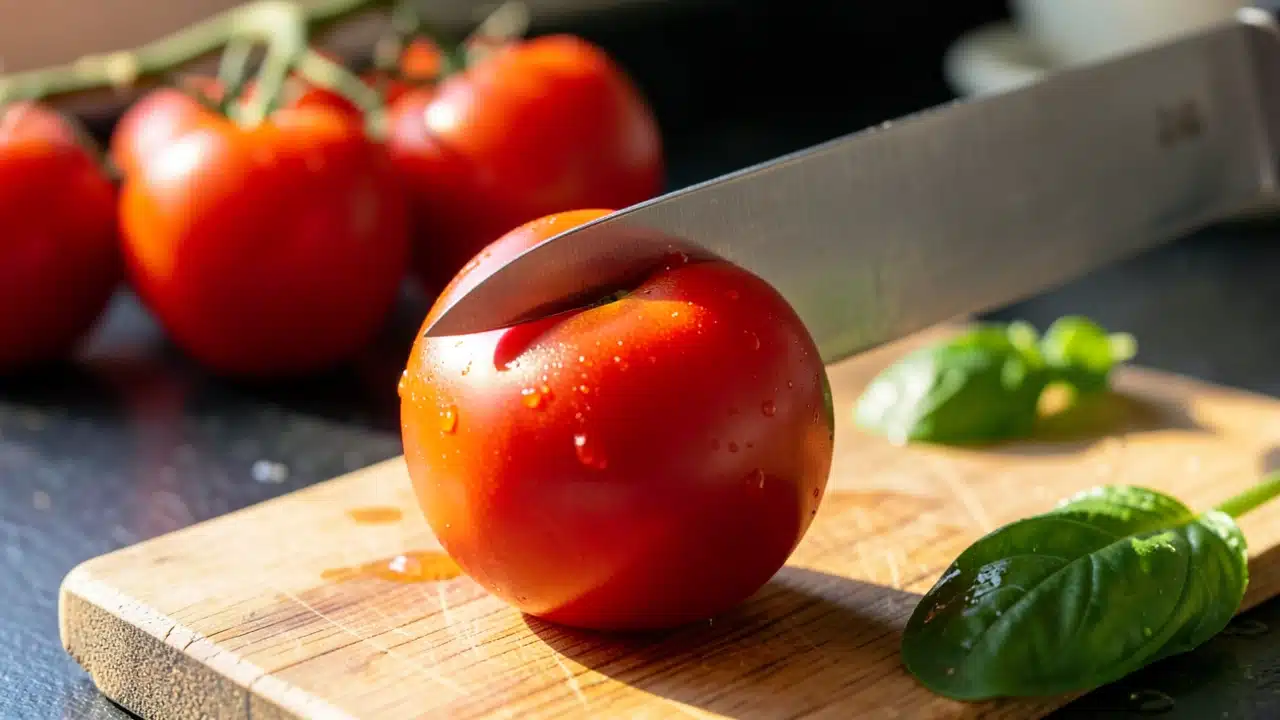 Why Tomatoes Are So Tricky to Slice