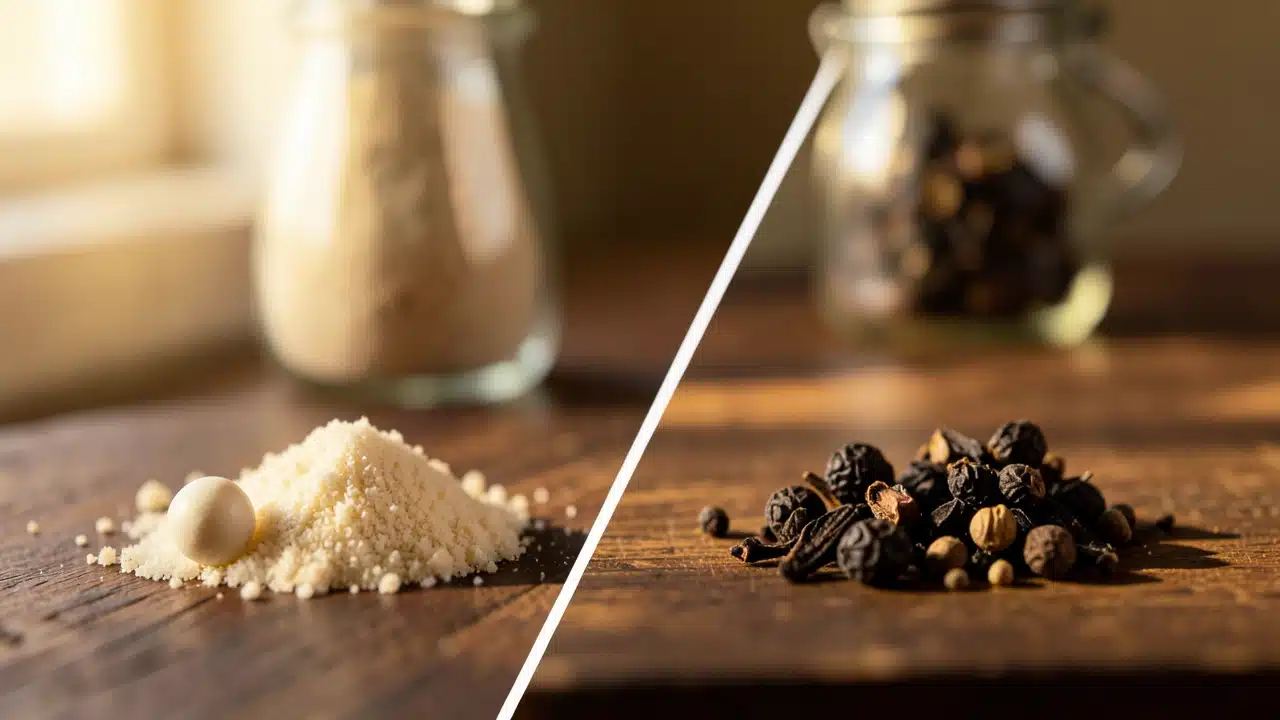 Why White Pepper And Black Pepper Are Not Swaps In Small Doses